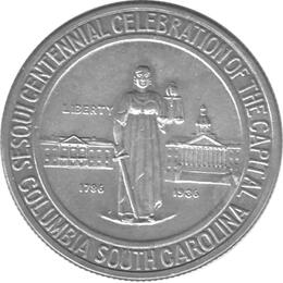 Halve Dollar 1936 South Carolina 1/2 Silber Dollar