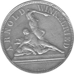Schweiz 5 Franken 1861 Stans Nidwalden Schützentaler