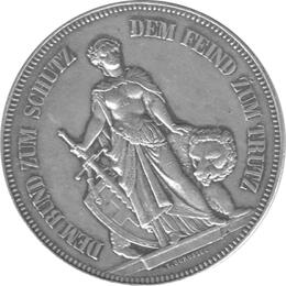 Schweiz 5 Franken 1885 Bern Schützentaler