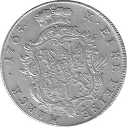 Coburg Sachsen Saalfeld 1765 Ernst Friedrich Konventionstaler