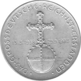 Deutsches Reich A H Medaille 1938