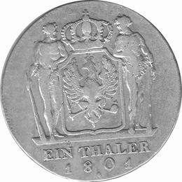 Preussen Taler 1801 Friedrich Wilhelm III 