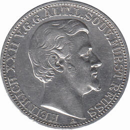 Reuss ältere Linie 1868 Heinrich XXII 