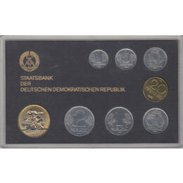 DDR KMS Kursmünzensatz ST 1986 Schmelzen