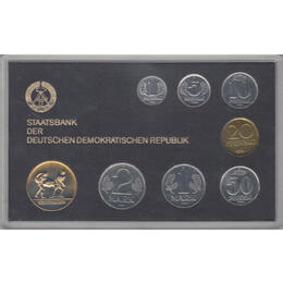 DDR KMS Kursmünzensatz ST 1984 Erzträger