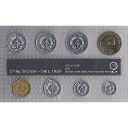 DDR KMS Kursmünzensatz ST 1989 Prägen