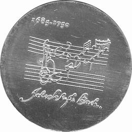 DDR Probe 20 Mark Johann Sebastian Bacht 1975