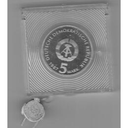 DDR 1987 5 Mark Alexanderplatz PP verplombt