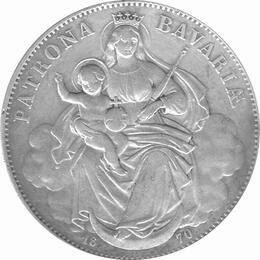Bayern Ludwig II Patrona Bavariae 1870