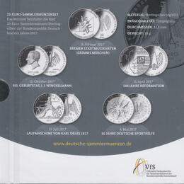 20 Euro Sammlermünzen 2017