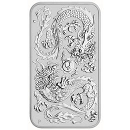 Drache Rectangle Silberbarren 2021