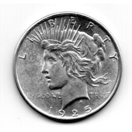American Silber Peace Dollar USA historische Silbermünze