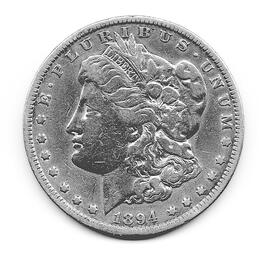 American Silber Morgan Dollar USA historische Silbermünze