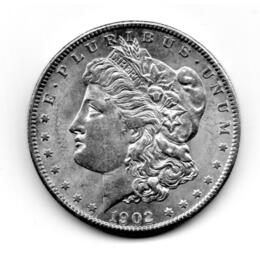 American Silber Morgan Dollar USA historische Silbermünze