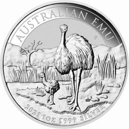 Australien Emu 1 Unze Silber 2021