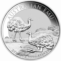 Australien Emu 1 Unze Silber 2020