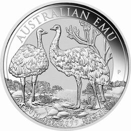 Australien Emu 1 Unze Silber 2019