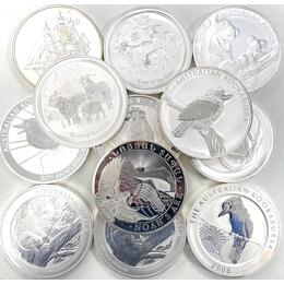 1 Kilo Silbermünze 999 ohne Kapsel