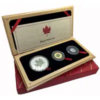 Kanada Silber Gold Platin Polar Serie 2000