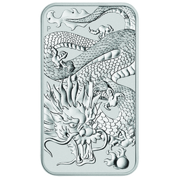 Drache Rectangle Silberbarren 2022
