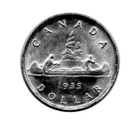 Canada Silber Gedenkmünze 1 Dollar 1935