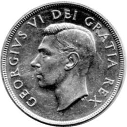 Canada Silber Gedenkmünze 1 Dollar 1952