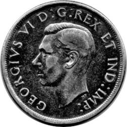 Canada Silber Gedenkmünze 1 Dollar 1937
