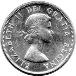 Canada Silber Gedenkmünze 1 Dollar 1957