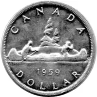 Canada Silber Gedenkmünze 1 Dollar 1959