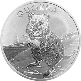 Australian Quokka 1 Unze Silbermünze 2020