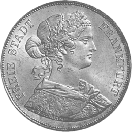 Frankfurt Doppeltaler 1860