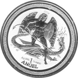 Angel Isle of Man Silbermünze 1 Unze