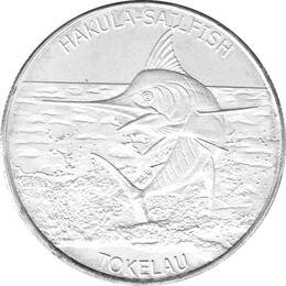 Tokelau Silbermünze 2016 Hakula Sailfisch Segelfisch