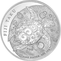 1 Unze Fiji Taku Turtle Schildkröte