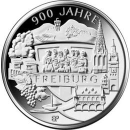 20 Euro Silber Gedenkmünze PP 2020 900 Jahre Freiburg