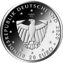 20 Euro Silber Gedenkmünze PP 2020 900 Jahre Freiburg