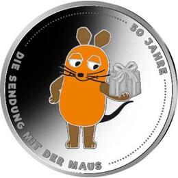 20 Euro Silber Gedenkmünze PP 2021 Sendung mit der Maus