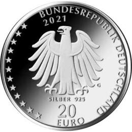 20 Euro Silber Gedenkmünze PP 2021 Sebastian Kneipp