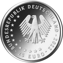 25 Euro Silber Gedenkmünze PP 2022 Herrnhuter Stern