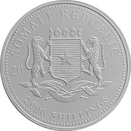 Somalia Elefant 1 Kilo Silber 2016