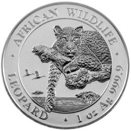 Somalia Leopard 1 Kilo Silber 2022