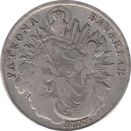Bayern Madonnentaler 1777 Maximilian III Joseph