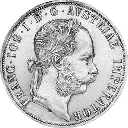 2 Florin Gulden Österreich Franz Joseph