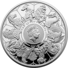 Queens Beasts 2021 2 Unzen Silber Completer