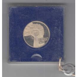 DDR 1978 5 Mark Silber Gedenkmünze Antiapardheid PP verplombt