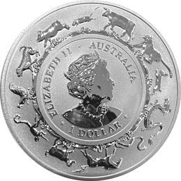 Australian RAM Lunar II Silber 1 Unze 2020