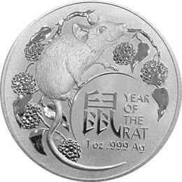 Australian RAM Lunar II Silber 1 Unze 2020