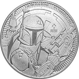 Disney Silbermünzen Star Wars 1 Unze Boba Fett 2020
