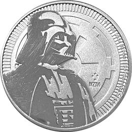 Disney Silbermünzen Star Wars 1 Unze Darth Vader 2017