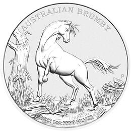 Australien Brumby 1 Unze Silber 2022
